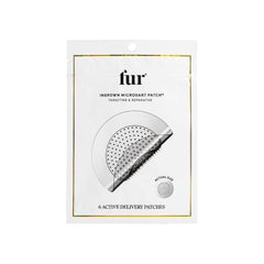 Fur front packaging showing 6-count microdart patches and clear branding benefit targeted relief