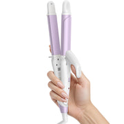 FURIDEN Lite front view showing compact travel-ready curling iron and sleek design benefit portability