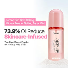 fwee dual-layer closeup demonstrating shake-to-activate formula for even finish