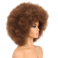 G&T Wig side profile on mannequin demonstrating large rounded puff silhouette