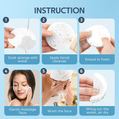 GAINWELL expanded sponge soaked in water ready to cleanse and absorb