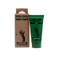 Gamer Grip front packaging showing compact tube and travel-ready design benefit