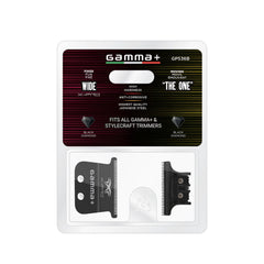 GAMMA+ blade next to ruler for 41mm scale showing coverage and precision