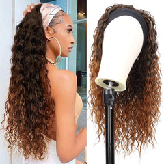 G&T Wig front view showing ombré blonde curls and natural appearance