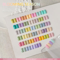 GAOY arranged color range flat lay highlighting 39 pastel shades for easy selection