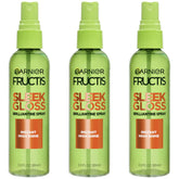 Garnier bottle front packaging showing product and glossy finish benefit