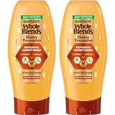 Garnier front packaging showing Honey Treasures conditioner and benefits