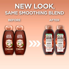 Garnier product label close-up highlighting ingredients and benefits