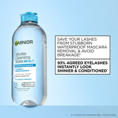 Garnier cotton pad demo removing makeup benefit: gentle wipe without rubbing
