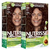 Garnier Nutrisse front box showing Deep Chestnut Brown and key benefits