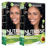 Garnier Nutrisse front packaging showing product benefits and vegan claim