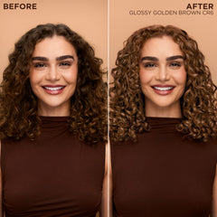 Garnier Nutrisse gloss shot bottle with vitamin E for enhanced shine and bounce