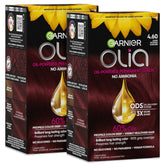 Garnier Olia front packaging showing shade and benefits