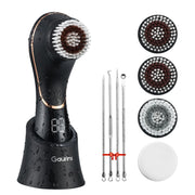 Gaurins front view with brush attached showing ergonomic grip and easy control