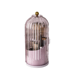 GAXmi front view showing pink‑purple organizer and protective lid for dust protection