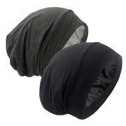 GB Selected front view of satin-lined bonnet showing full coverage and style