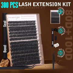 Geeneiya close-up of dense 80D and 100D cluster fans for dramatic volume
