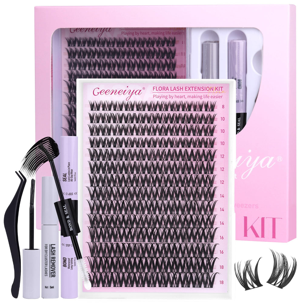 Geeneiya front packaging showing complete FLORA kit and benefits