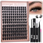 Geeneiya front packaging showing kit contents and easy-at-home benefit