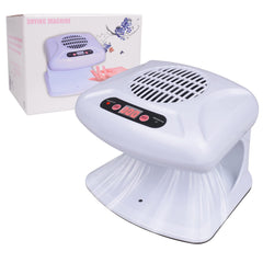 Gegong front view of light blue dryer showing compact design and quick drying