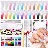 GELLAKTIK front packaging showing vibrant neon color range and kit branding benefit