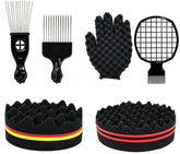 Generic front view of all six styling tools showing kit organization and convenience
