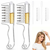 Generic brand applicator front packaging showing dual combs and benefits
