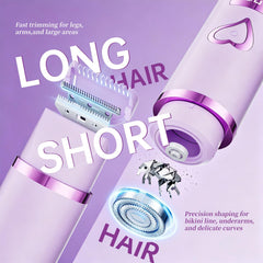 Generic bikini trimmer precision cap close-up showing fine blade for accurate shaping