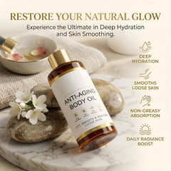 Generic close-up oil texture on skin highlighting fast absorption benefit
