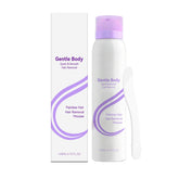 Generic foam mousse front packaging shows product and benefit gentle removal