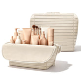 Generic front folded white organizer showing compact travel-ready design