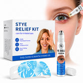 Generic brand front packaging showing kit contents and soothing benefits