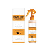 Generic front packaging showing bottle and label with brightening benefit