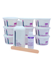 Generic brand front packaging showing kit and benefits for sensitive scalps