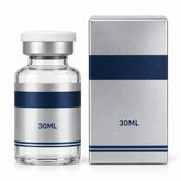 Generic front view of both 30ml glass bottles showing clear premium finish and labeling space