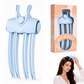 Generic heated volume clip front view showing compact design and benefit of portable styling