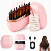 Generic mini straightener front view showing compact design and portability benefit