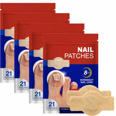 Generic brand front packaging showing 4-pack and 84 patches benefit consistent supply