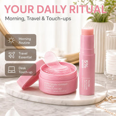 Generic PDRN balm applied under eye demonstrating non-finger, neat use