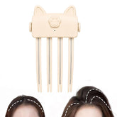Generic heated root volumizer clip front view showing compact design and beige finish for effortless styling