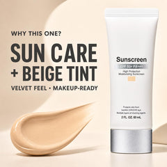 Generic close-up of sunscreen tube cap and nozzle for mess-free application
