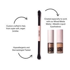 Gen See cream eyeshadow swatch showing texture for smooth matte finish benefit