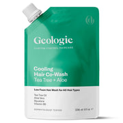 Geologie front pouch showing product branding and eco-friendly benefit