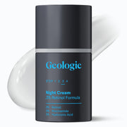 Geologie front jar view showing sleek packaging and brand benefit
