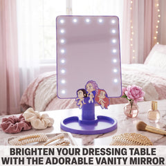 Get Trend LED ring closeup showing even lighting for makeup detail benefit