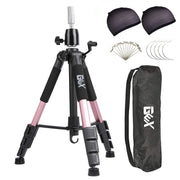 GEXWORLDWIDE front view of rose gold tripod stand showing stable frame and professional look