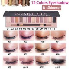 Geyomi open 12-color eyeshadow palette with high-pigment payoff