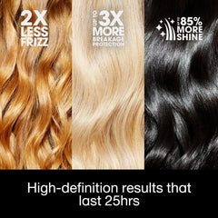 ghd Chronos hinge and rounded barrel detail enabling versatile curls and waves