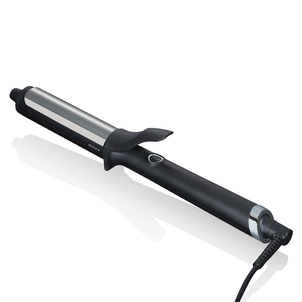 ghd Curve soft curl iron front view showing sleek design and easy grip