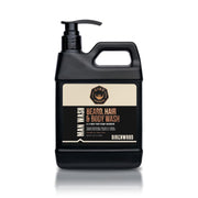 GIBS Birchwood front bottle view showing label and scent, promotes confident grooming